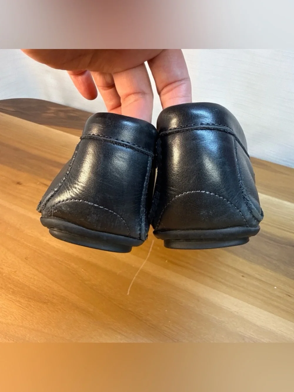 Allen Edmonds Siesta Key Men Sz 10 D Shoe Driving Penny Loafer Black Leather - Picture 5 of 13